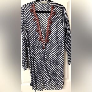 Antico Sartorio stripe coverup